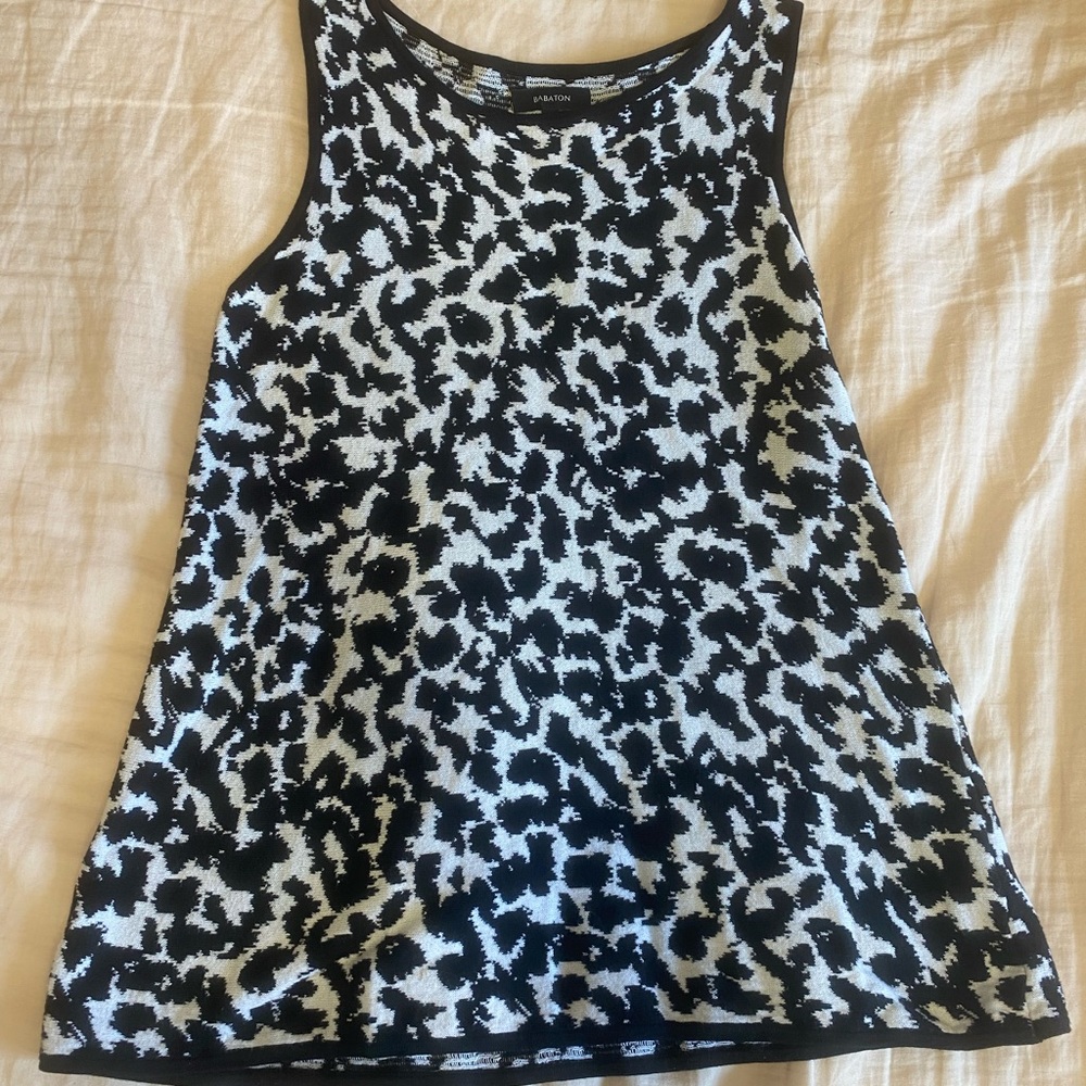 B&W Knit Top
